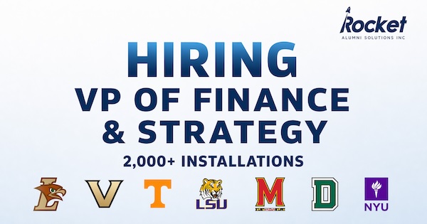 VP of Finance & Strategy at Rocket Alumni Solutions